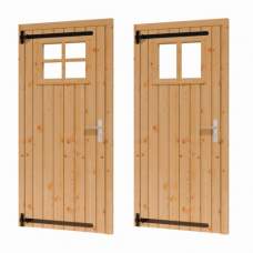 Lariks/Douglas enkele deur met raam 86,4 x 199,6 cm 42.8018L Lariks/Douglas enkele deur met raam 86,4 x 199,6 cm 42.8018L